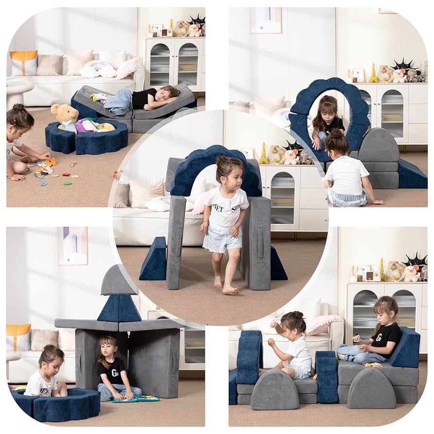 アウルキッズ Amazon.com: LOAOL Kids Couch 10PCS, Modular Kids Play Couch